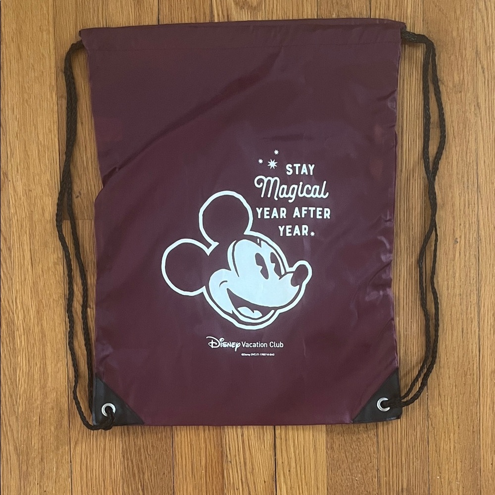Disney Vacation Club Drawstring Bag